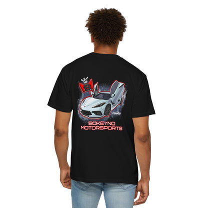 White C8 - Bokeyno Motorsports Tee