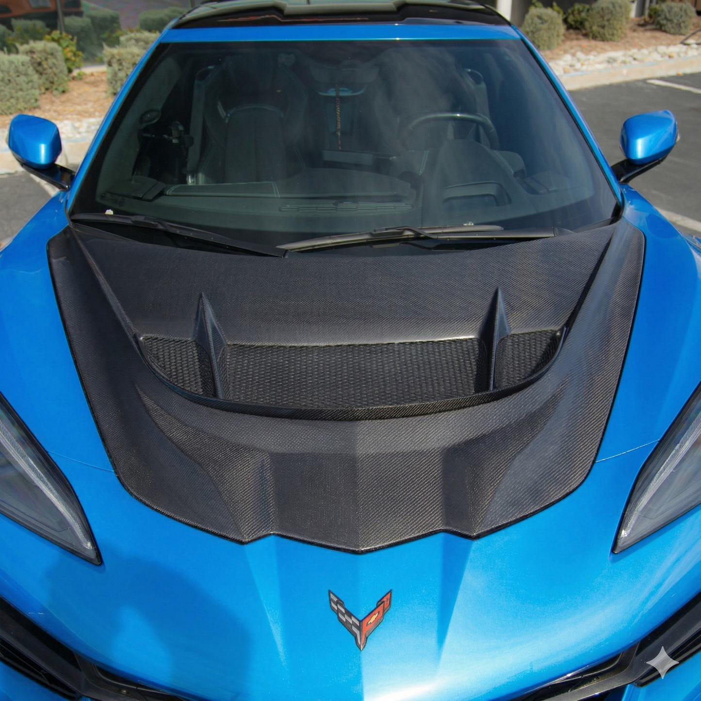 C8 Corvette Type-ZR1 Double-Sided Carbon Fiber Hood (Stingray/Z06/E-Ray)