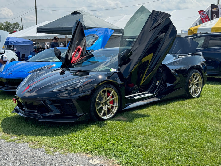 Corvette with Bokeyno Motorsports vertical doors and AEROLARRI wheels, photo 11