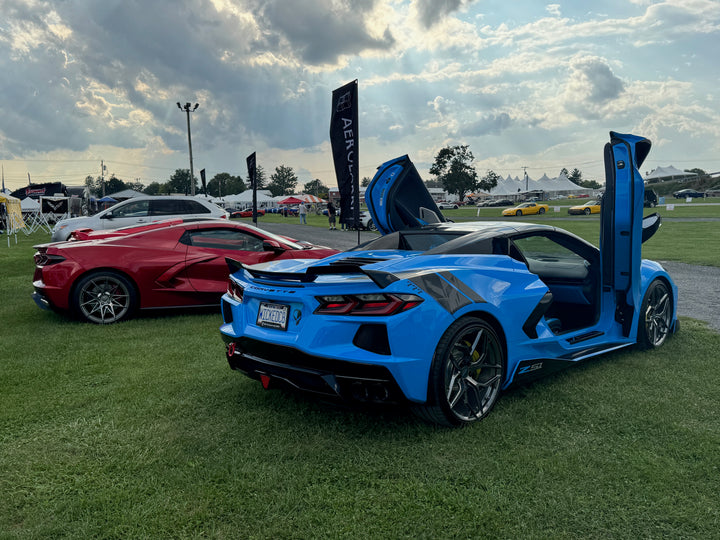 Corvette with Bokeyno Motorsports vertical doors and AEROLARRI wheels, photo 9