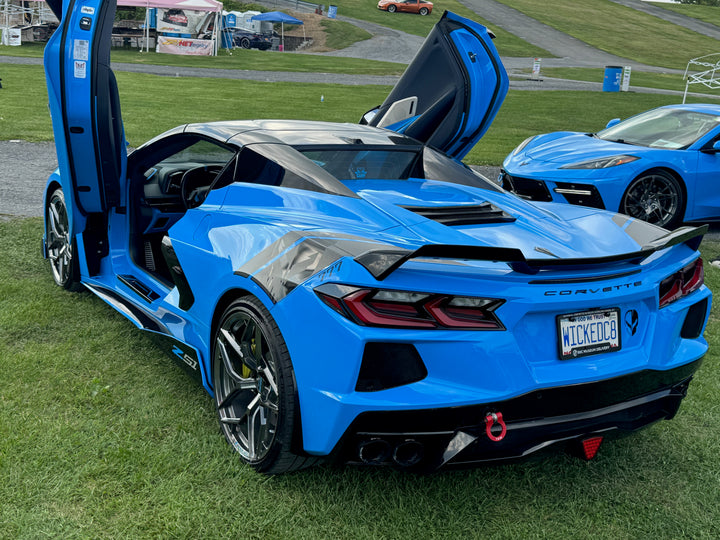 Corvette with Bokeyno Motorsports vertical doors and AEROLARRI wheels, photo 6