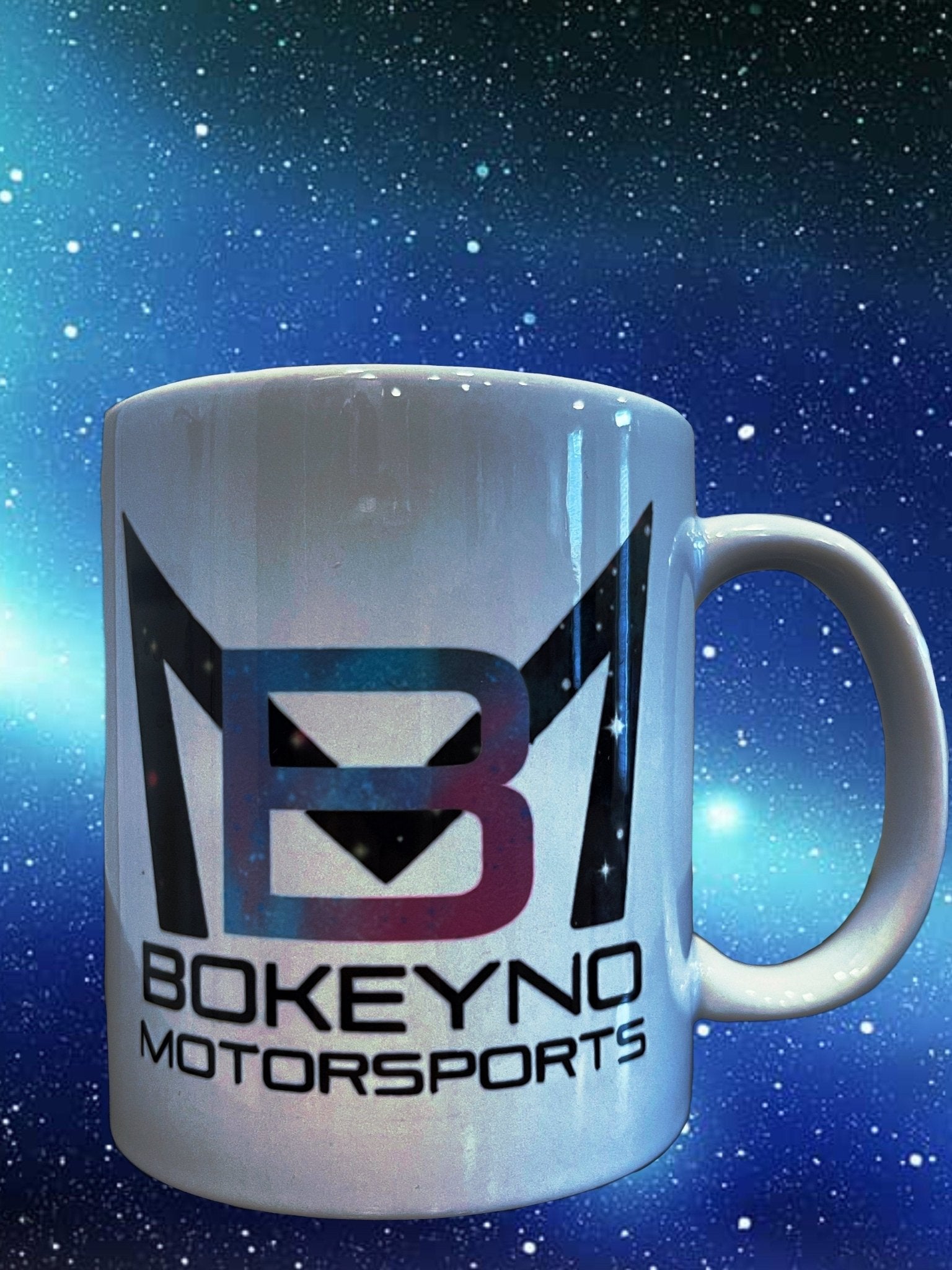 Bokeyno Motorsports 12 oz Cosmic Mug - Bokeyno Motorsports