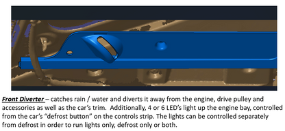 C8 Water and Debris Diverters