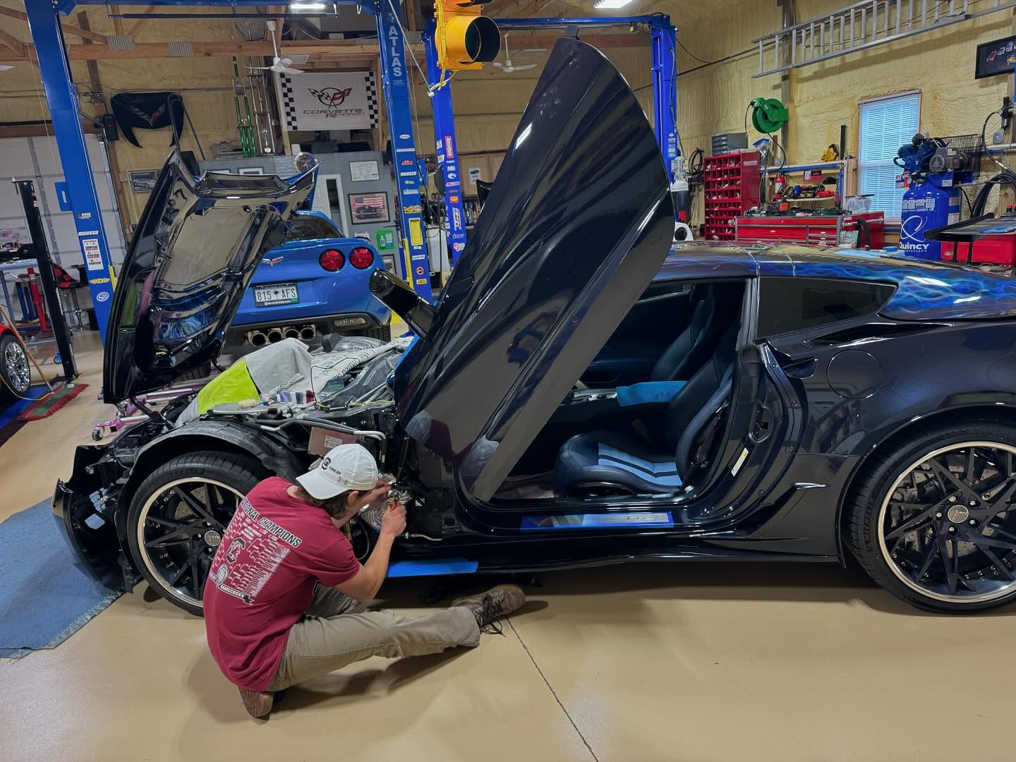 C7 Corvette Vertical Doors Kit + Installation - Bokeyno Motorsports