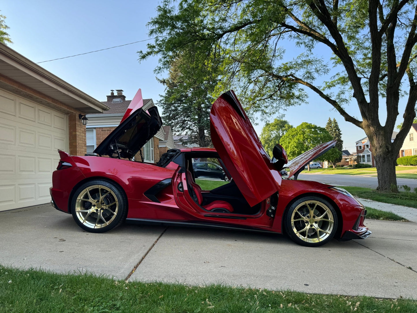 C8 Corvette Vertical Doors DIY Kit (Kit ONLY) (for 19/20 Front Tires) - Bokeyno Motorsports