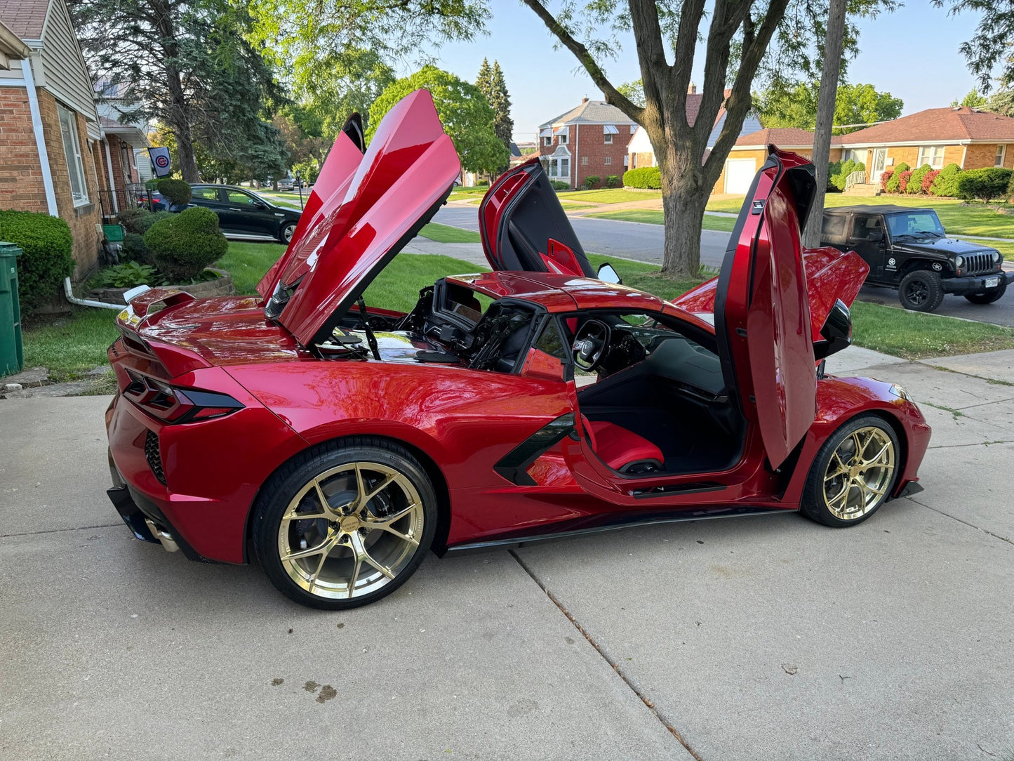 C8 Corvette Vertical Doors DIY Kit (Kit ONLY) (for 19/20 Front Tires) - Bokeyno Motorsports