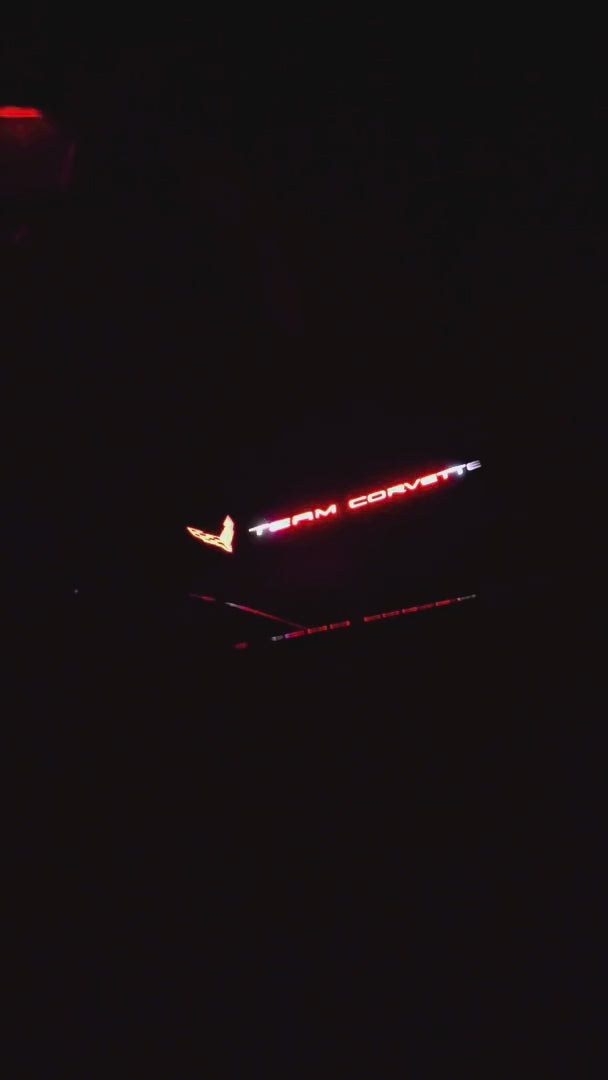C8 Corvette “Team Corvette” Windshield LED Kit – Bokeyno Motorsports